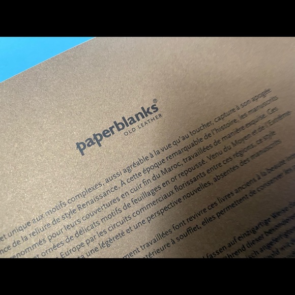 NWOT Paperblanks leather notebook - Picture 2 of 7